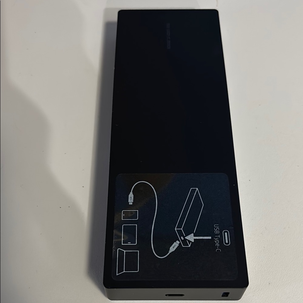 Sleek Black HP USB-C Dock